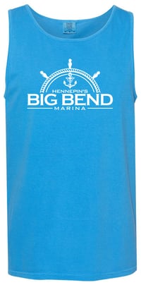 Image 2 of Comfort Colors Unisex Tank Top in Lagoon, Royal Caribe, or Grey