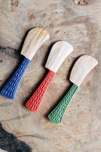Image 1 of Hand carved butter spreaders