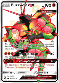 Buzzwole GX - Hidden Fates: Shiny Vault - Near Mint