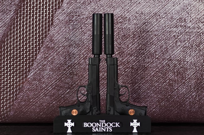 Boondock Saints Veritas and Aequitas Suppressed Beretta Replica Prop Set
