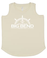 Image 4 of LAT Women's Relaxed Fine Jersey Tank Top Saltwater, Denim, Mauvelous, Natural, or Orchid
