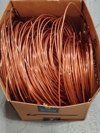 Image 2 of 30lbs of  #1clean copper 6awg very thick 