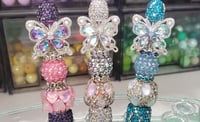 Image 1 of Butterfly Bling Rhinestone Pens 
