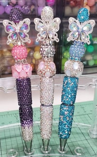 Image 5 of Butterfly Bling Rhinestone Pens 