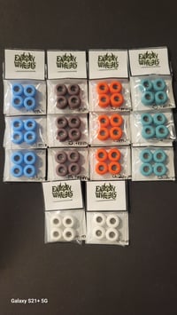 65D urethane wheels solid colors 