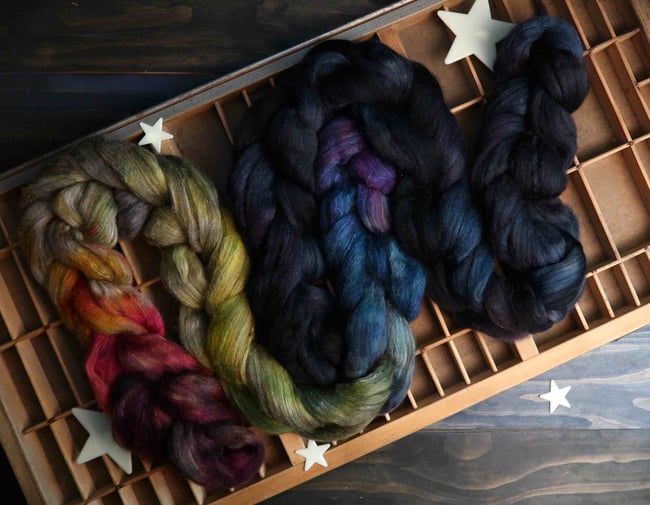 Preorder - TDF '26 Artemis II Gradient Combed Top Kit - 50/30/20 Polwarth/Alpaca/Silk