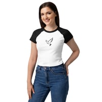 Image 2 of Cropped Dove Tee 