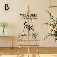 Image 3 of Wedding Welcome Sign