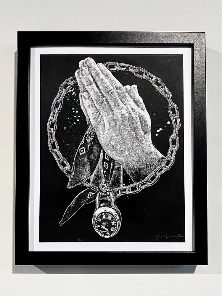 Image of 'smile prayer' original collage