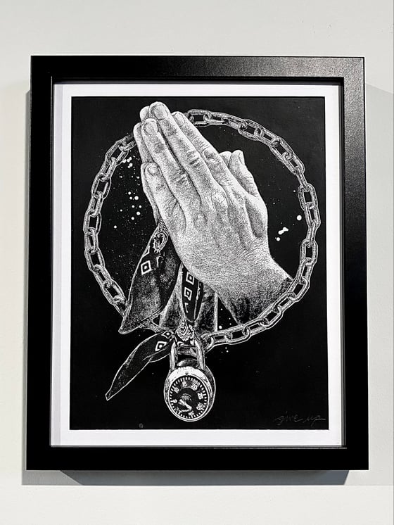 Image of 'smile prayer' original collage