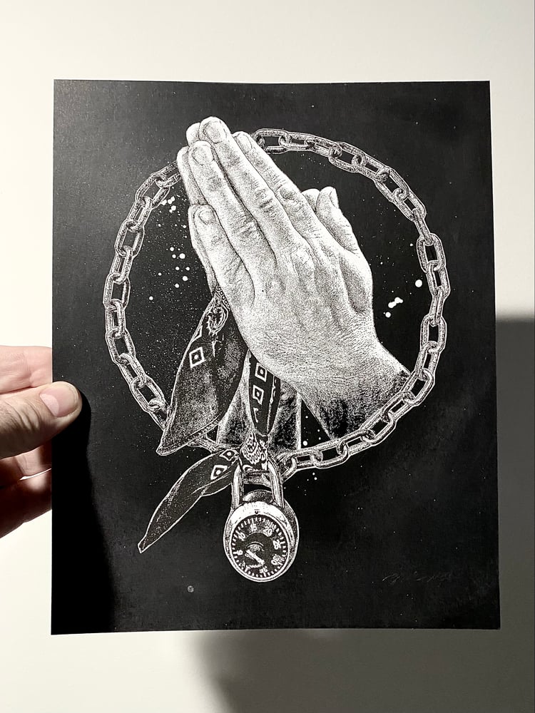 Image of 'smile prayer' original collage