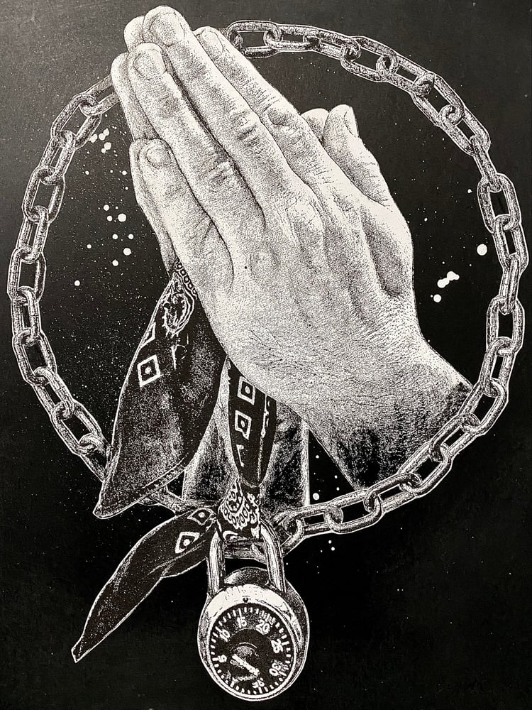 Image of 'smile prayer' original collage