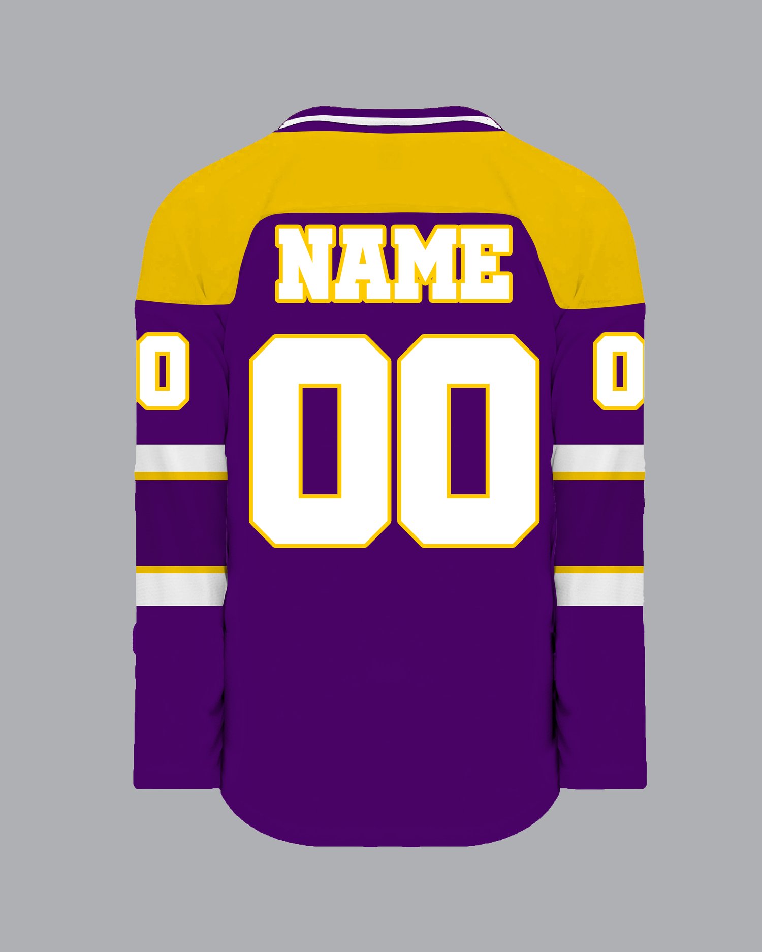 Image of Blount Purple Gold Hockey Jersey