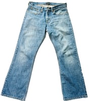 Image 2 of Men's Levis 527, Vintage 2004 Jean SZ 31/30 Low boot cut, med wash , 100% cotton 