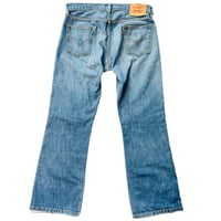Image 4 of Men's Levis 527, Vintage 2004 Jean SZ 31/30 Low boot cut, med wash , 100% cotton 