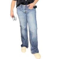 Image 10 of Men's Levis 527, Vintage 2004 Jean SZ 31/30 Low boot cut, med wash , 100% cotton 