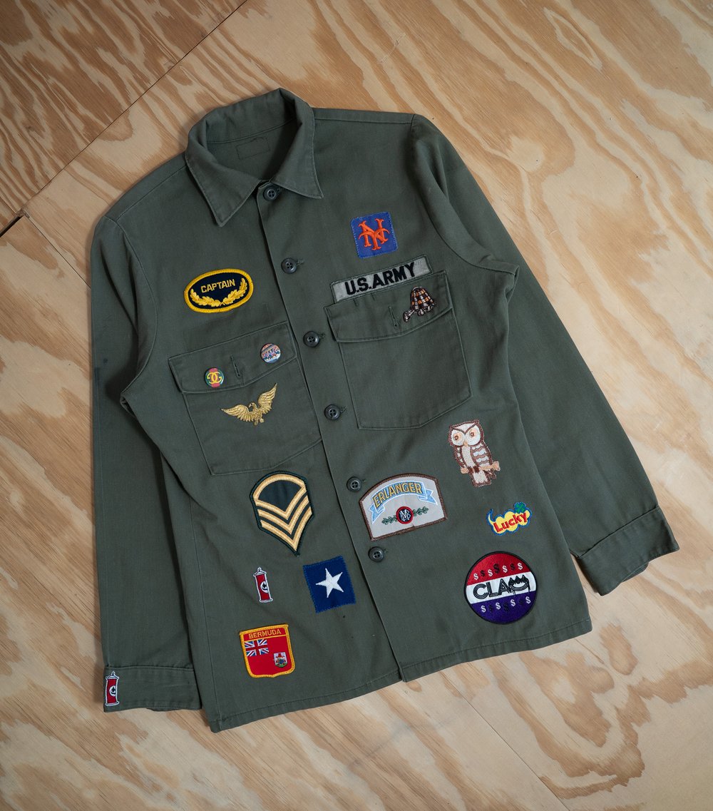 Image of Vintage Patchwork U.S. Army Field Shirt