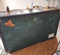 Image 3 of Vintage Travel Steamer Trunk