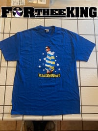 Image 1 of Kanye West - School Spirit 2004 Tour T-Shirt - Blue