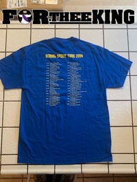Image 2 of Kanye West - School Spirit 2004 Tour T-Shirt - Blue