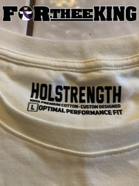 Image 5 of Holstrength - Jesus Saves T-Shirt - White - Large