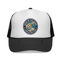 Image 1 of Trucker Cap — “Beer in the Hand, Sand in the Clam"