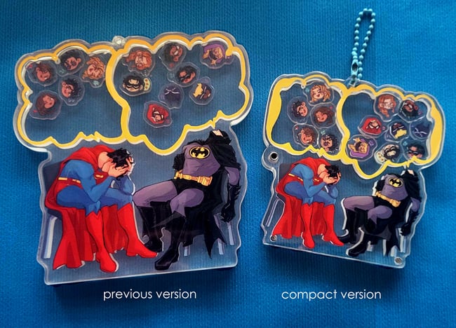 Superbat Tired Dads Shaker Charm (Compact Version!)