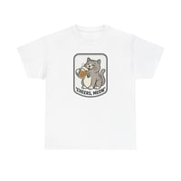 Image 1 of Cheers, Meow! Cat with Beer Graphic Tee