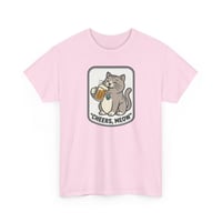 Image 6 of Cheers, Meow! Cat with Beer Graphic Tee