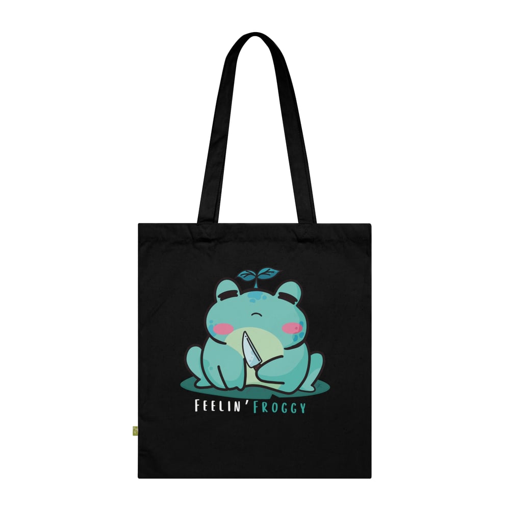 Image of I’m Fine…. |Find Inner Peace | Kiss My Dairy-ere| Feelin’ Froggy Tote Bags