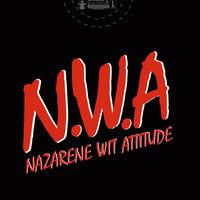 Image 3 of NWA - EFIL4ENERAZAN Tee - Black