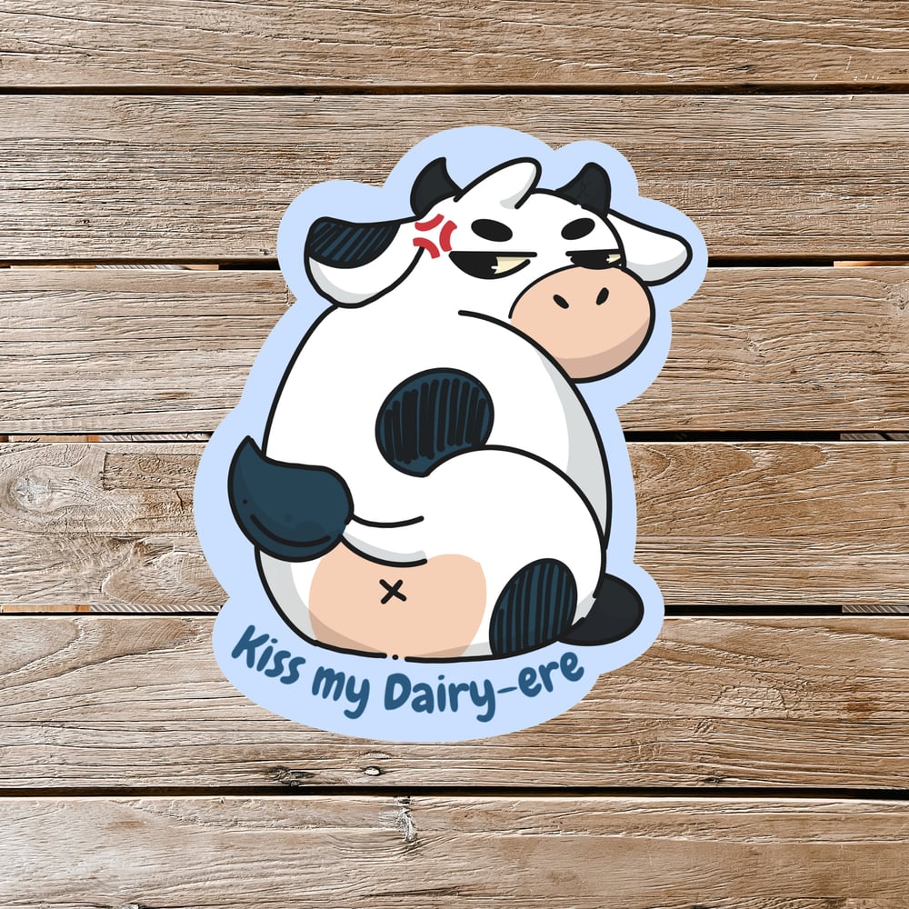 Image of Moo-dy  Stickers