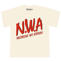 Image 1 of NWA - EFIL4ENERAZAN Tee - Cream