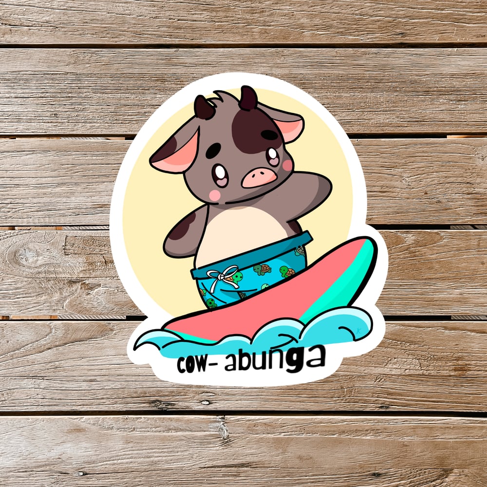 Image of Moo-dy  Stickers