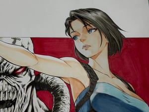 Image of Original Art : Resident Evil / Biohazard - Jill Valentine // Jacky Hua