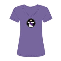Image 1 of FTK  WMNS Jesus Logo Tee - Heather Purple