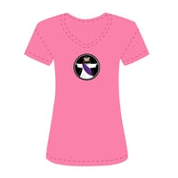 Image 1 of FTK  WMNS Jesus Logo Tee - Azalea