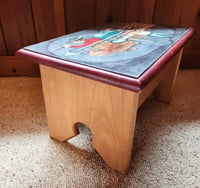 Image 3 of Nautical-themed Painted Step Stool