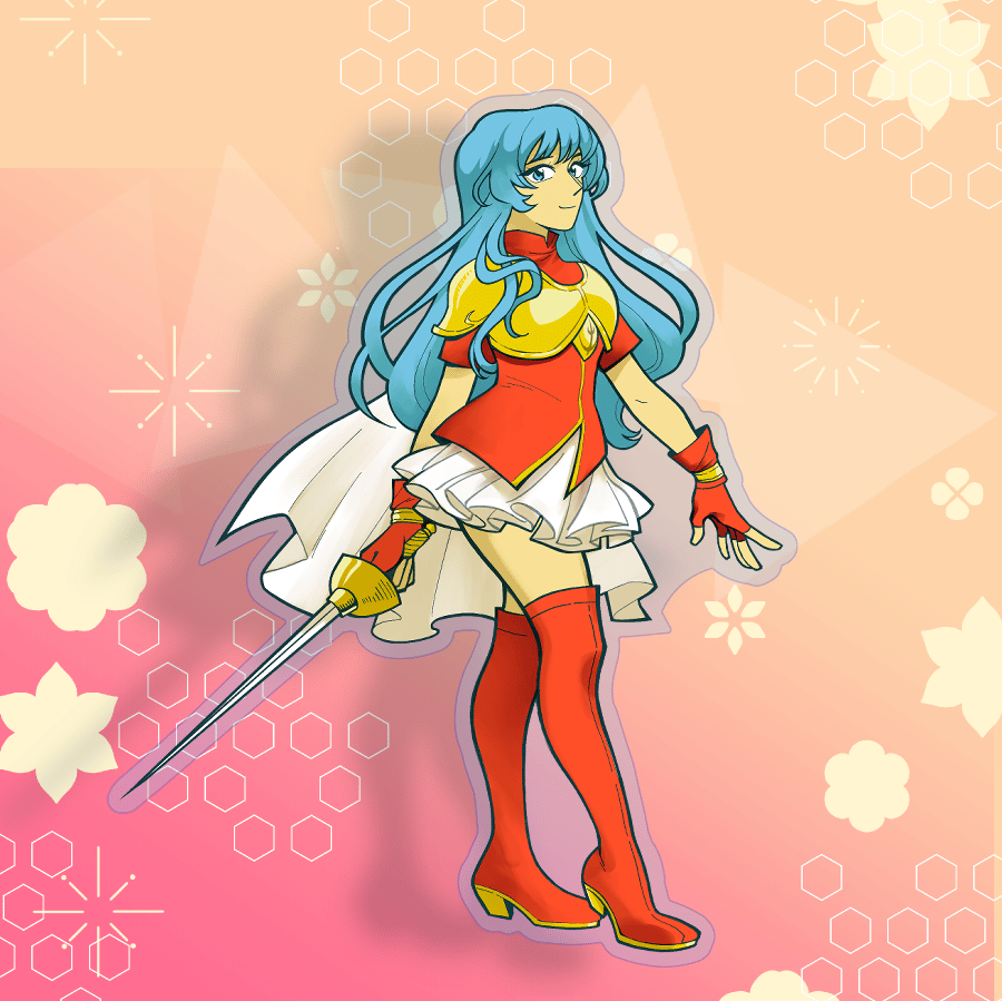 Image of PRE-ORDER Eirika 8" Acrylic Standee (HildaEmblem)