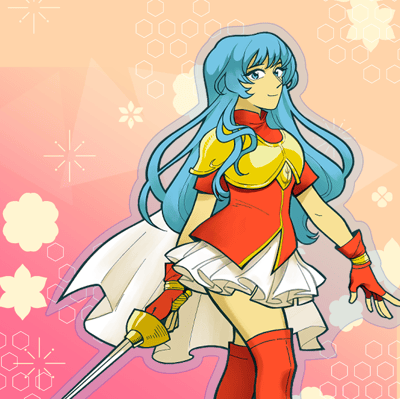 Image of PRE-ORDER Eirika 8" Acrylic Standee (HildaEmblem)
