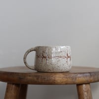 Image 3 of Barbed Wire Latte Mug no. 3 [chip]