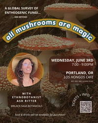 SPRING TOUR 2026 • All Mushrooms Are Magic • June 3rd • PORTLAND, OR