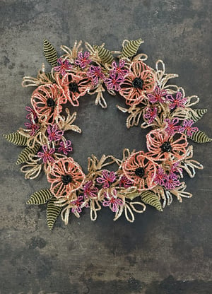 Delica Miyuki, Silverlined dyed peach alabaster
