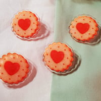 Image 2 of Heart Cookie ~ Pins