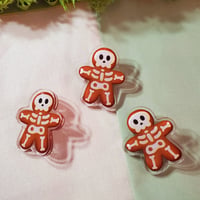 Image 3 of Skelly Gingy ~ Pins