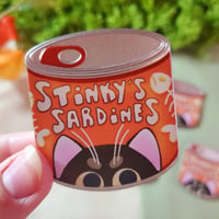 Image 2 of Stinky Sardines Can ~ Buttons