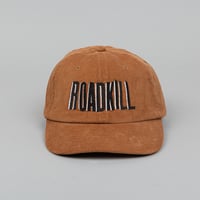Image 1 of Brown Corduroy Roadkill Embroidered 5 Panel 