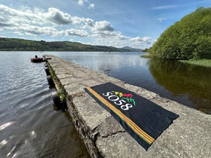 Image of ‘Mountains of 58’ Beach Towel 