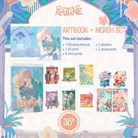 Routine Artbook + Merch Set
