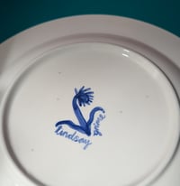Image 5 of Pink dog & dandelion plate